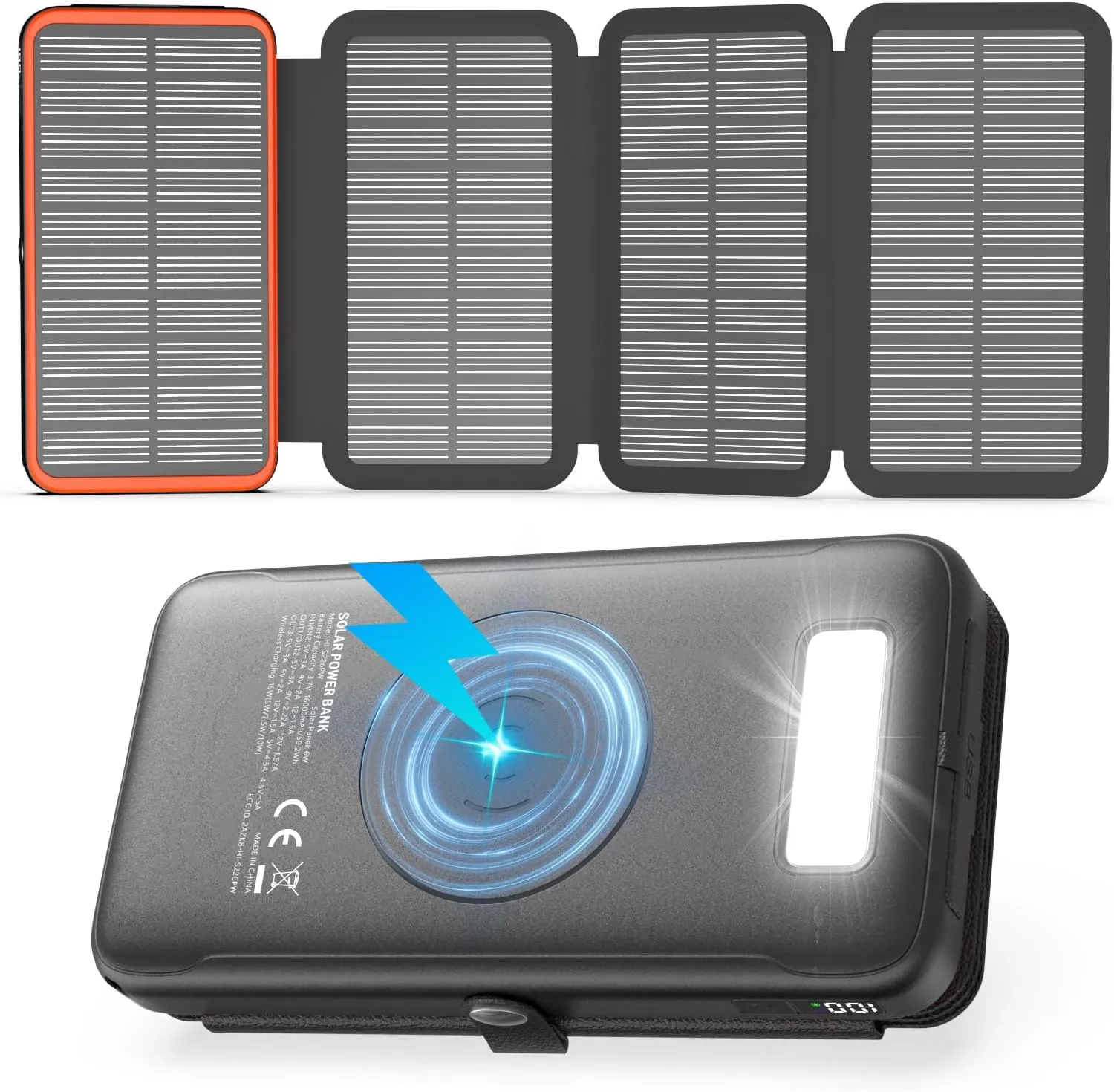 FEELLE Cargador Solar 27000mAh